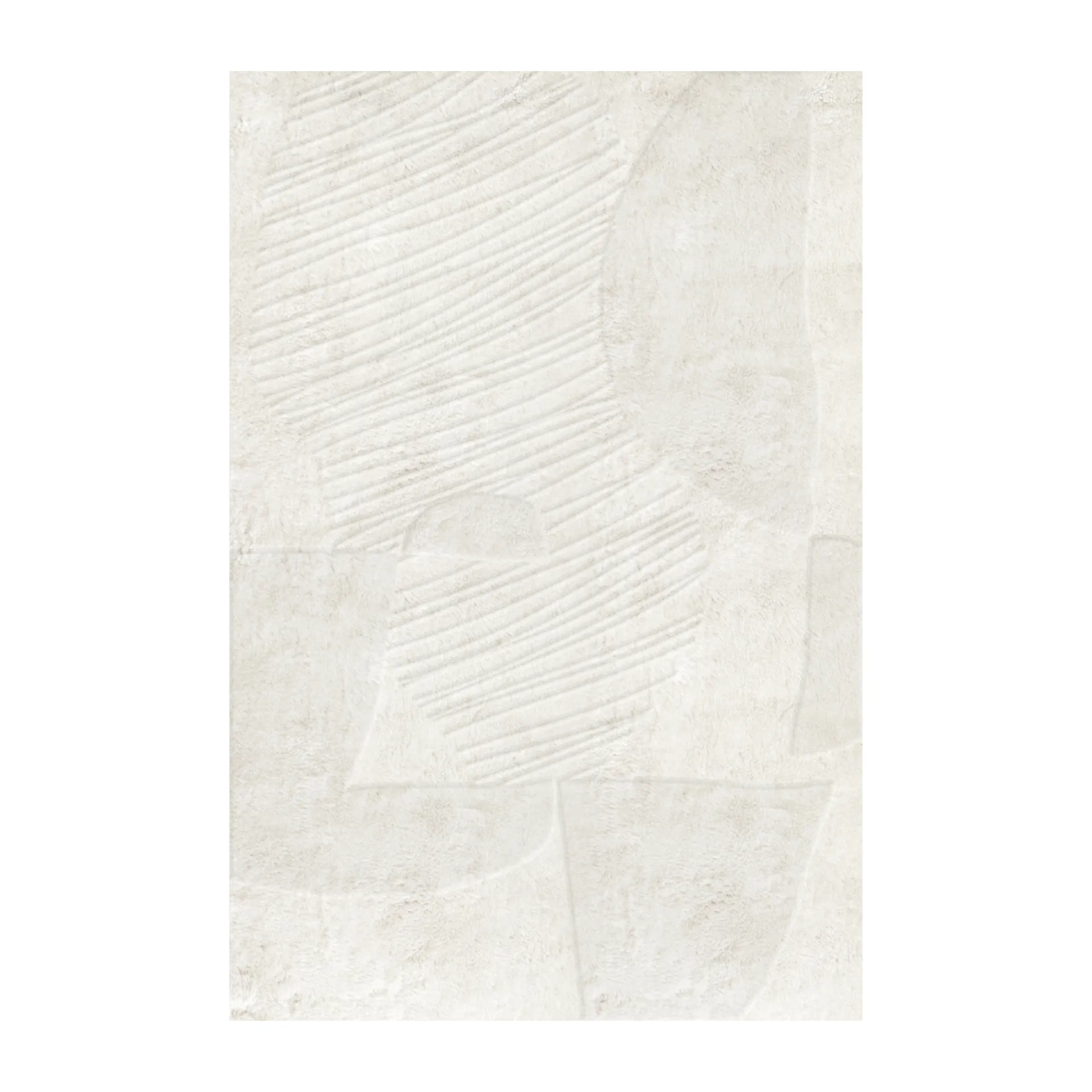 Artisan Guild ullmatta, Bone white 180x270 cm Layered