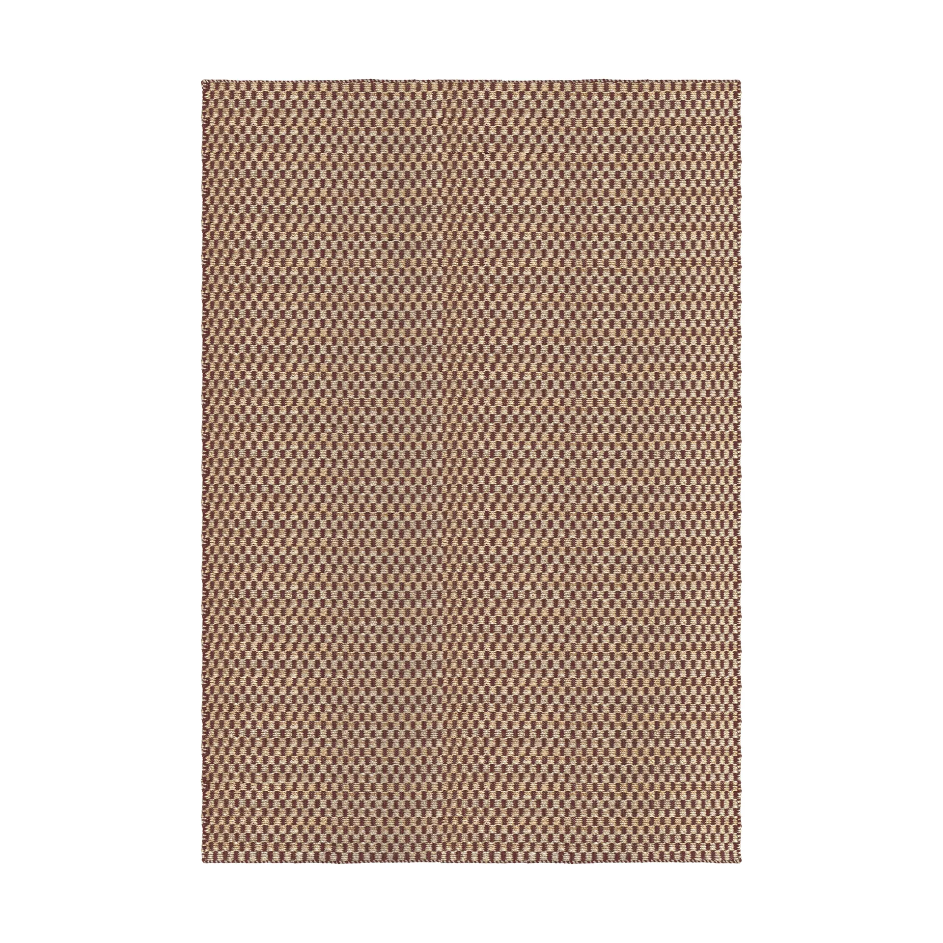 Barley jutematta, Burgundy, 300x400 cm Layered