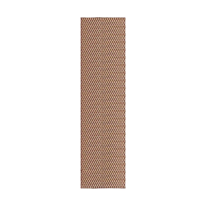 Barley jutematta - Burgundy, 75x240 cm - Layered