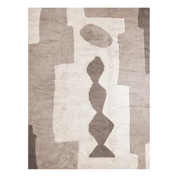 Bird in Space matta 180x270 cm - Vit-brun-beige - Layered