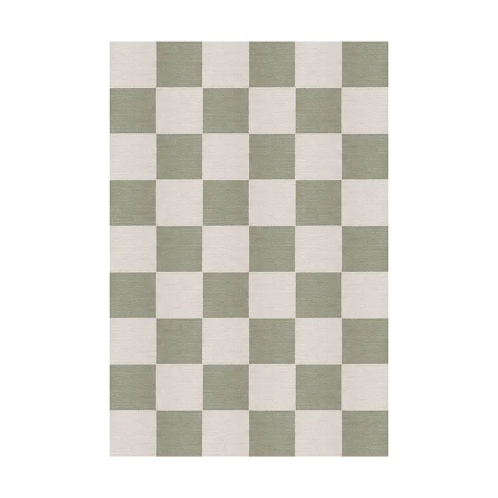 Chess ullmatta - Sage, 140x200 cm - Layered