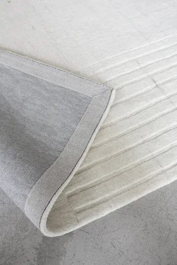 Circular ullmatta 180x270 cm - Bone white - Layered