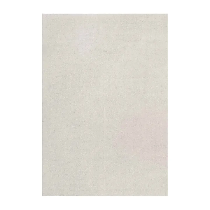 Classic solid ullmatta 180x270 cm - Bone white - Layered
