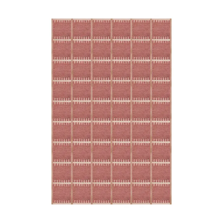Lilly ullmatta - Claret red, 180x270 cm - Layered