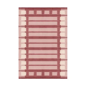 Röllakan Iris ullmatta - Rasberry, 180x270 cm - Layered