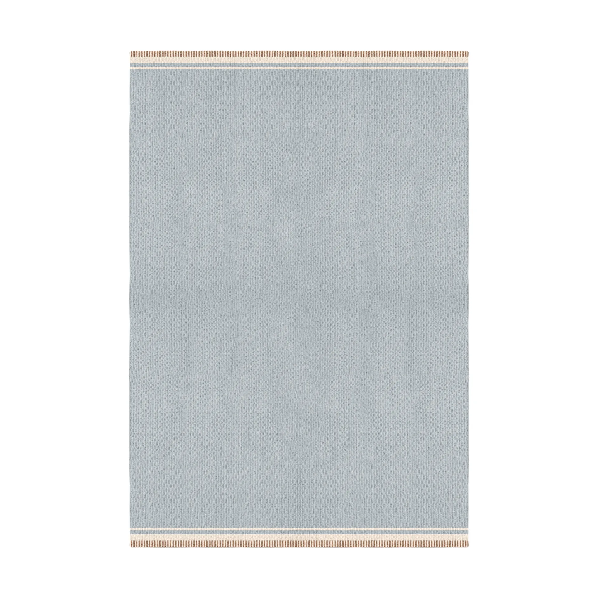 Röllakan Solid ullmatta, Sky blue, 140x200 cm Layered