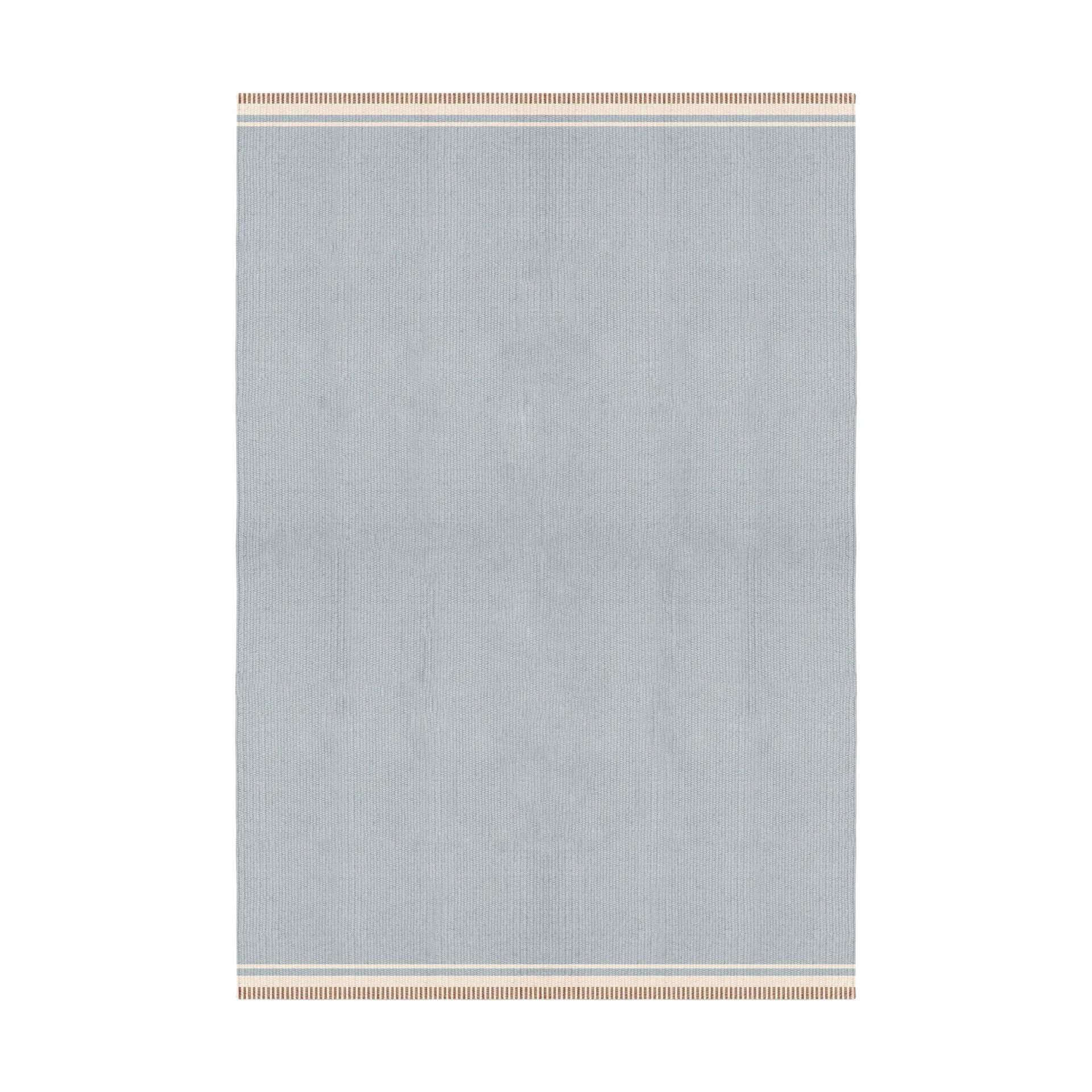 Röllakan Solid ullmatta, Sky blue, 250x350 cm Layered
