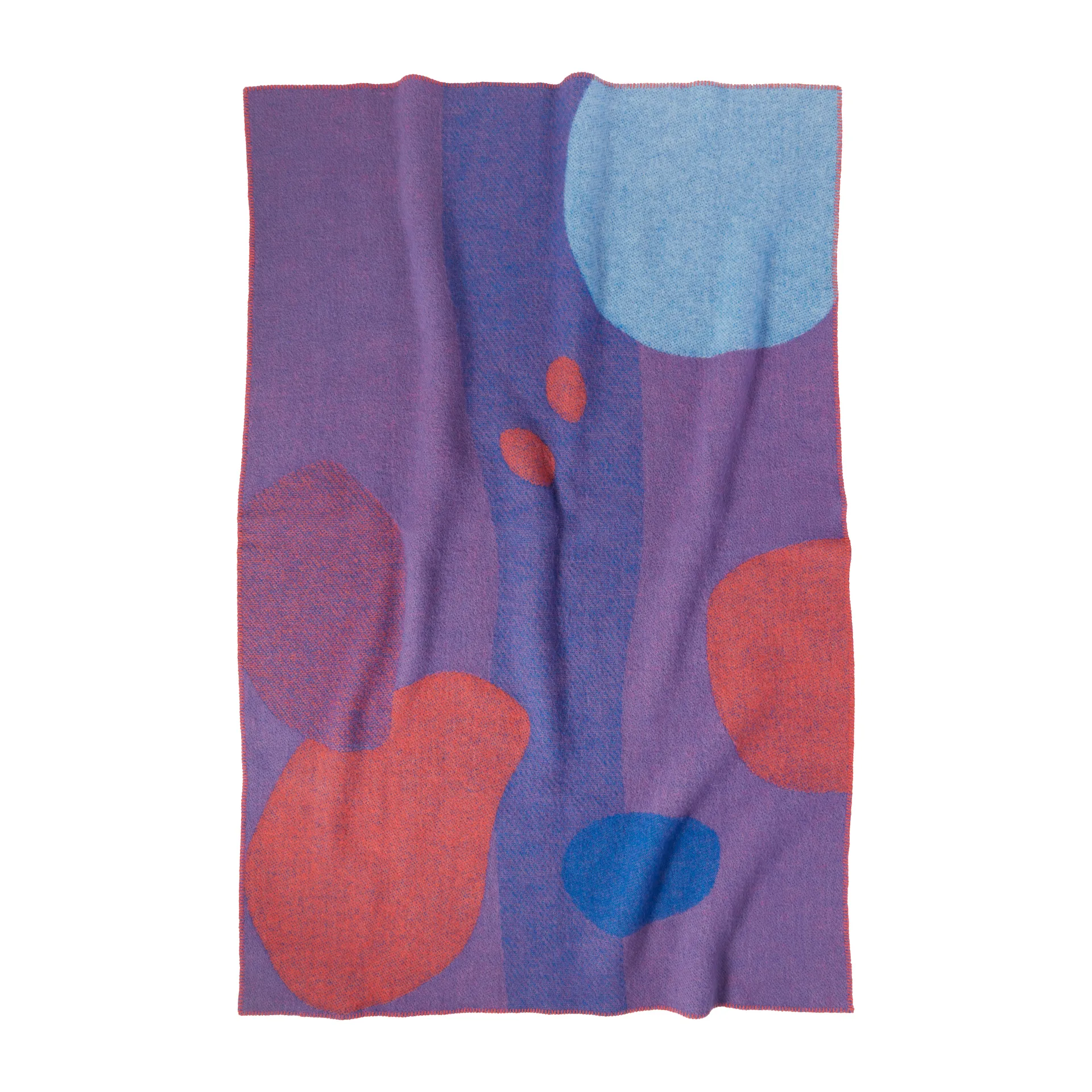 Secret garden ullfilt 130x200 cm, Purple Layered
