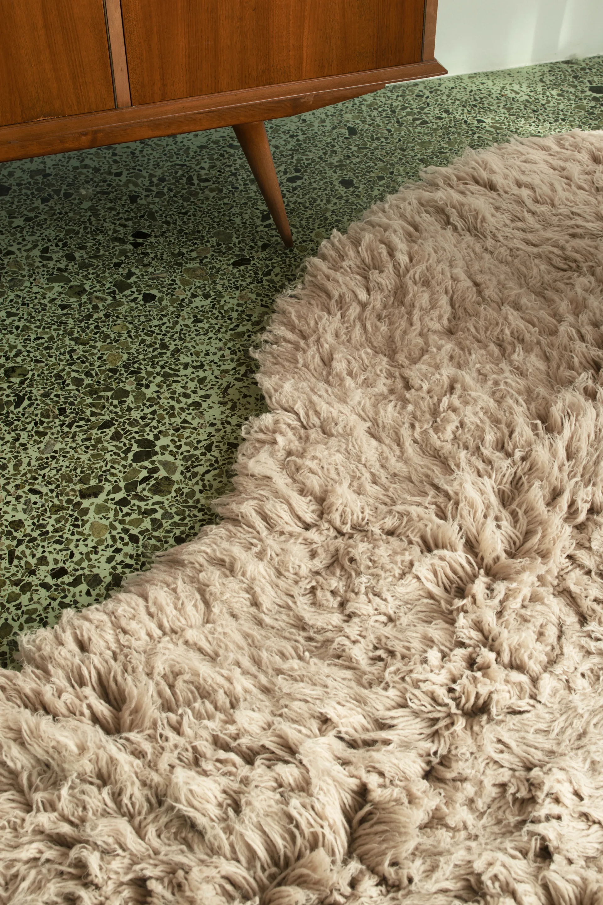 Shaggy matta 180x270 cm, Oatmeal Layered