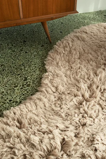 Shaggy matta 250x350 cm - Oatmeal - Layered