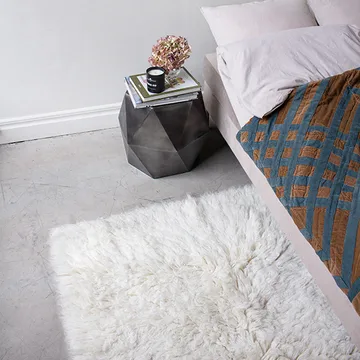 Shaggy matta 90x180 cm - Off white - Layered