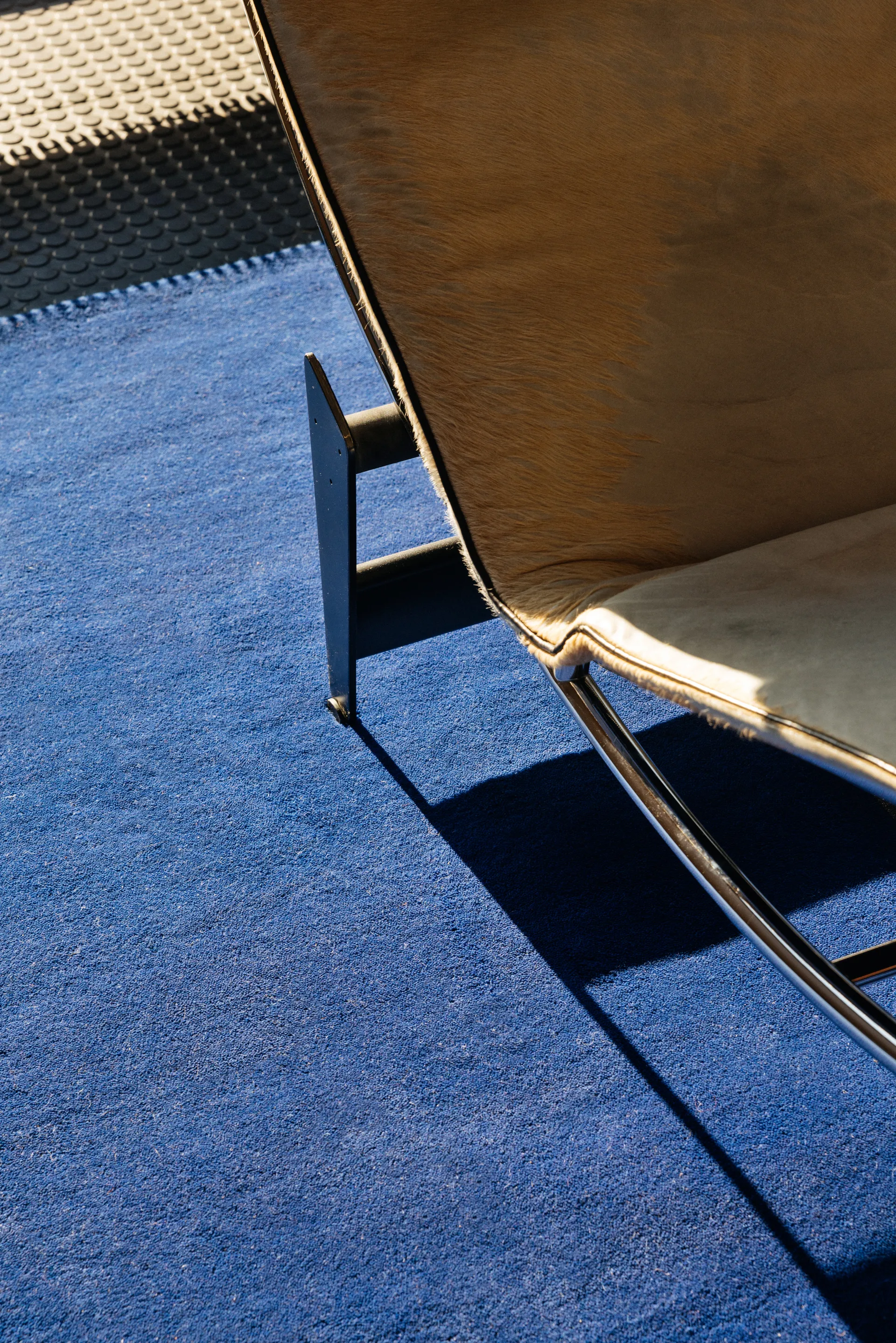 Solid Wool ullmatta, Blue foncé, 300x400 cm Layered