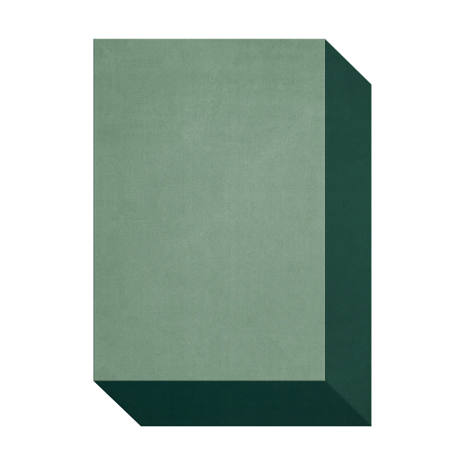 Teklan box ullmatta, Greens, 180x270 cm Layered