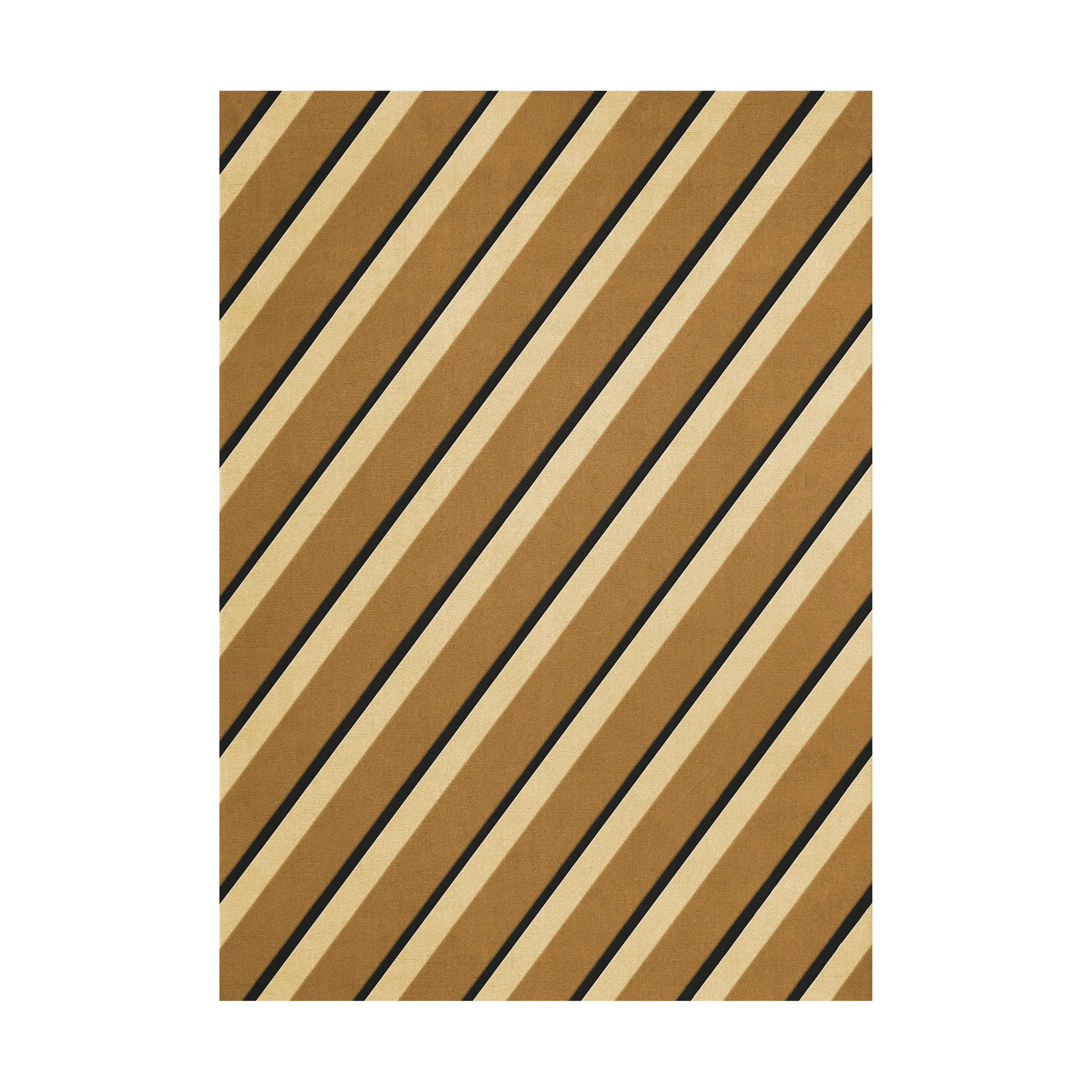 Teklan Diagonal ullmatta, Sand, 250x350 cm Layered