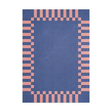 Teklan frame ullmatta - Cobalt salmon- 180x270 cm - Layered