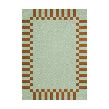 Teklan frame ullmatta - Pistachio camel, 200x300 cm - Layered