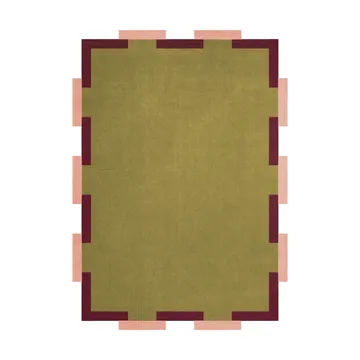 Teklan Fregio ullmatta - Olive blush, 180x270 cm - Layered