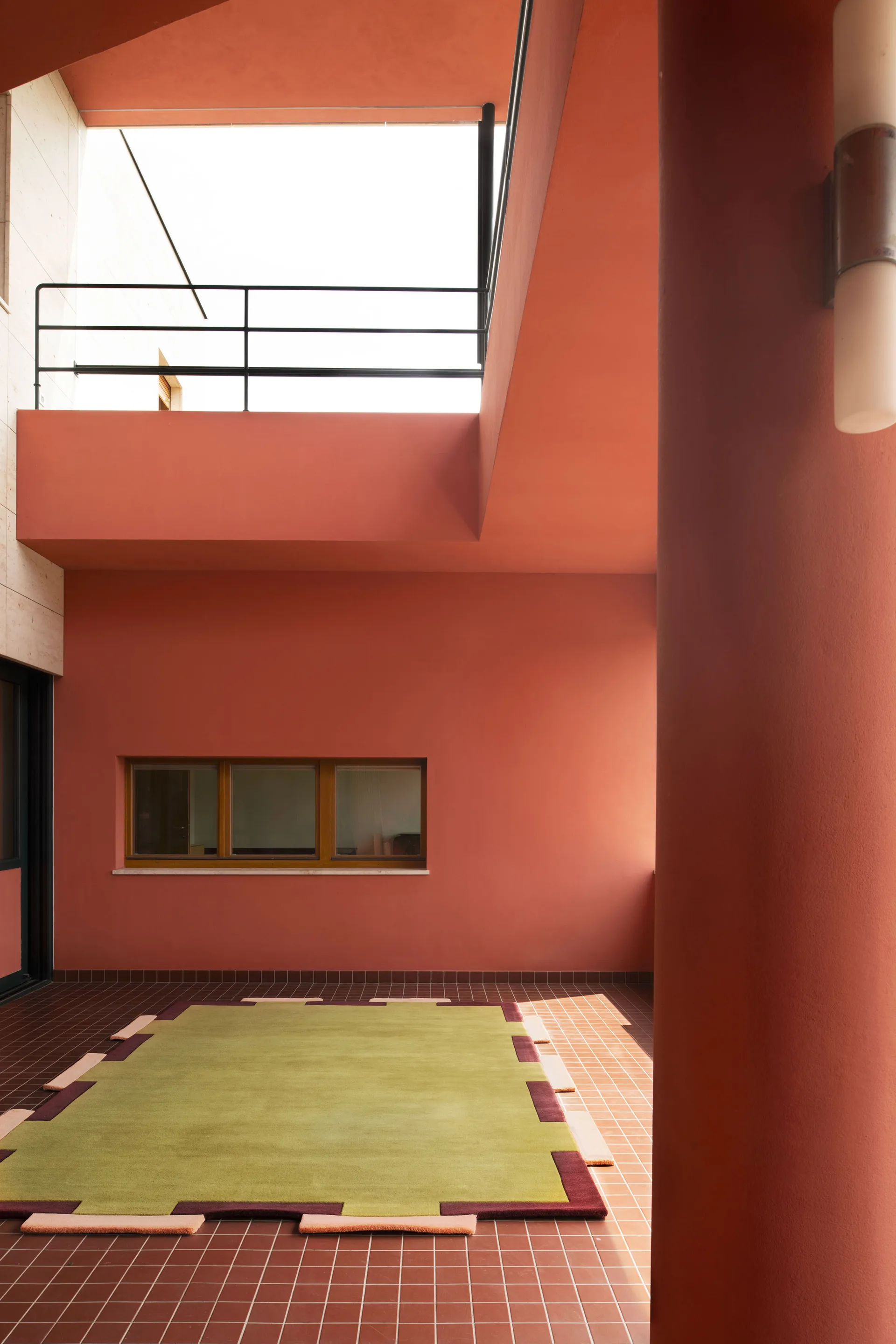 Teklan Fregio ullmatta, Olive blush, 250x350 cm Layered