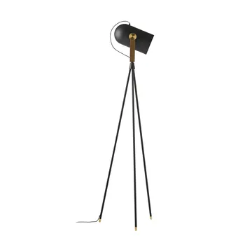 Carronade II golvlampa - Svart-rökt ek - Le Klint