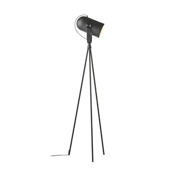 Carronade II golvlampa - Svart-svart ek - Le Klint
