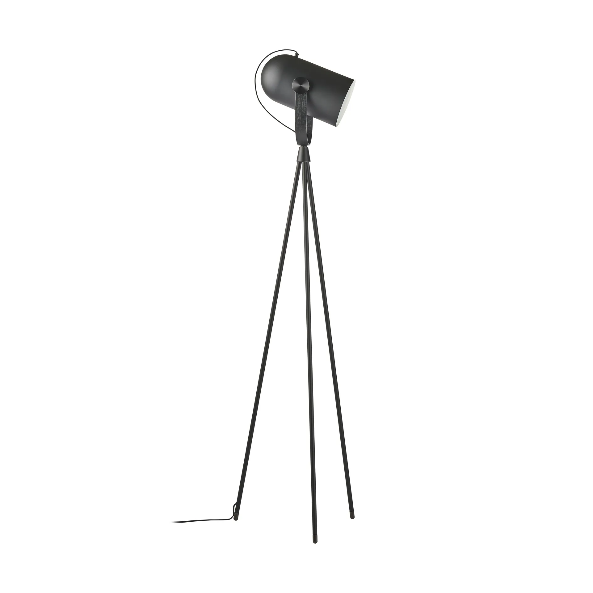 Carronade II golvlampa, Svart-svart ek Le Klint