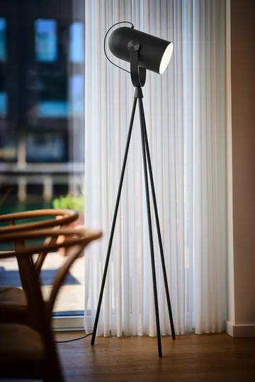 Carronade II golvlampa - Svart-svart ek - Le Klint