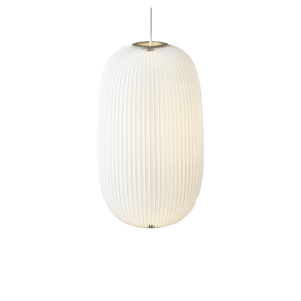 Lamella 2 pendel, vit, led, guld Le Klint