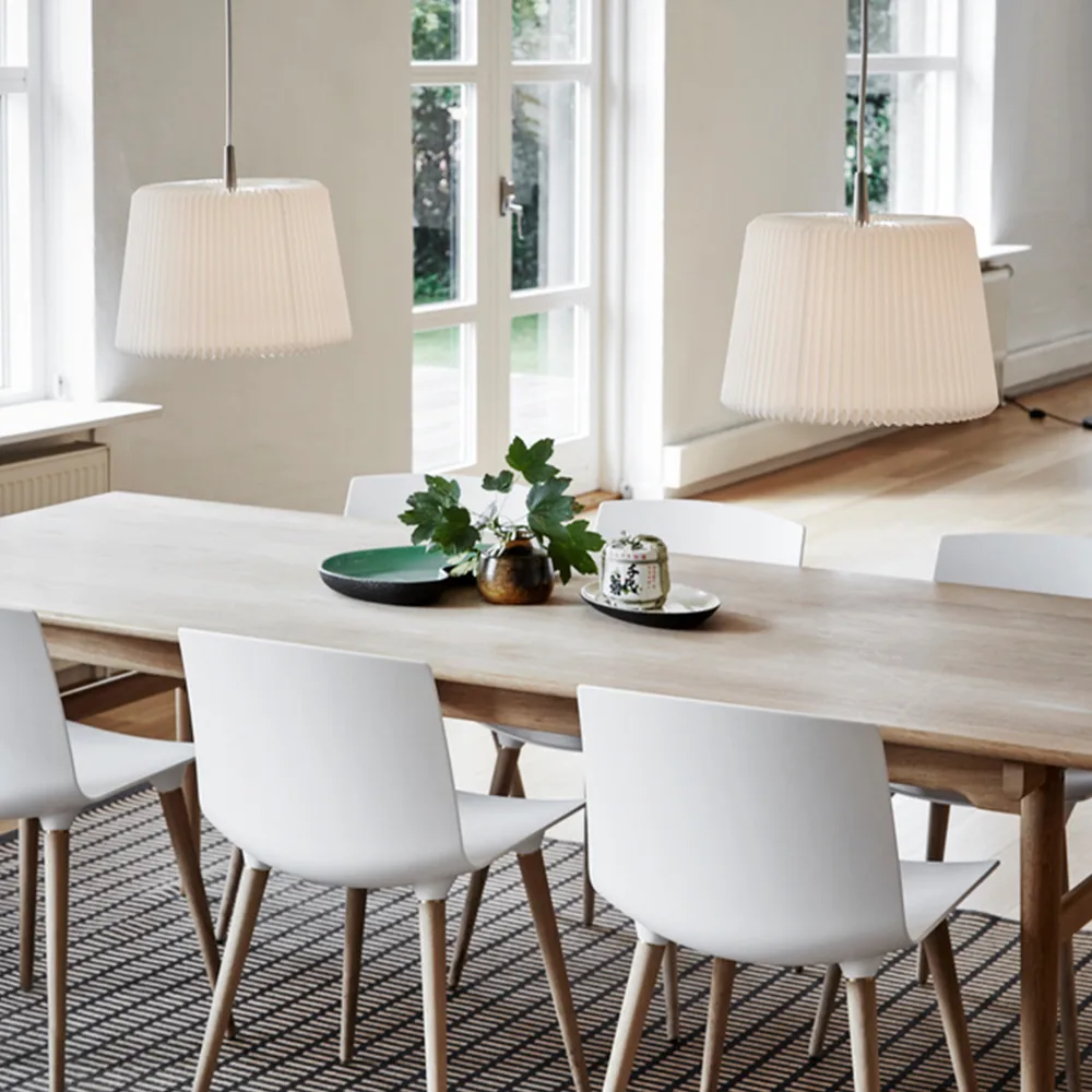 Snowdrop 120XL pendel, vit, plast skärm Le Klint
