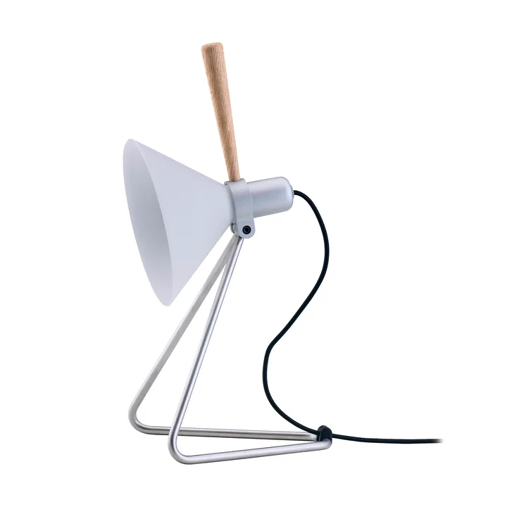 Spot vägg/bordslampa - Steel silver-oak - Le Klint