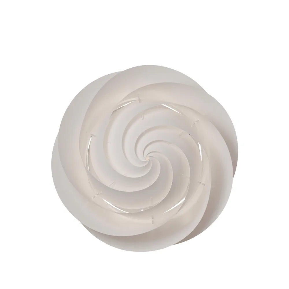 Swirl vägglampa, vit, m Le Klint