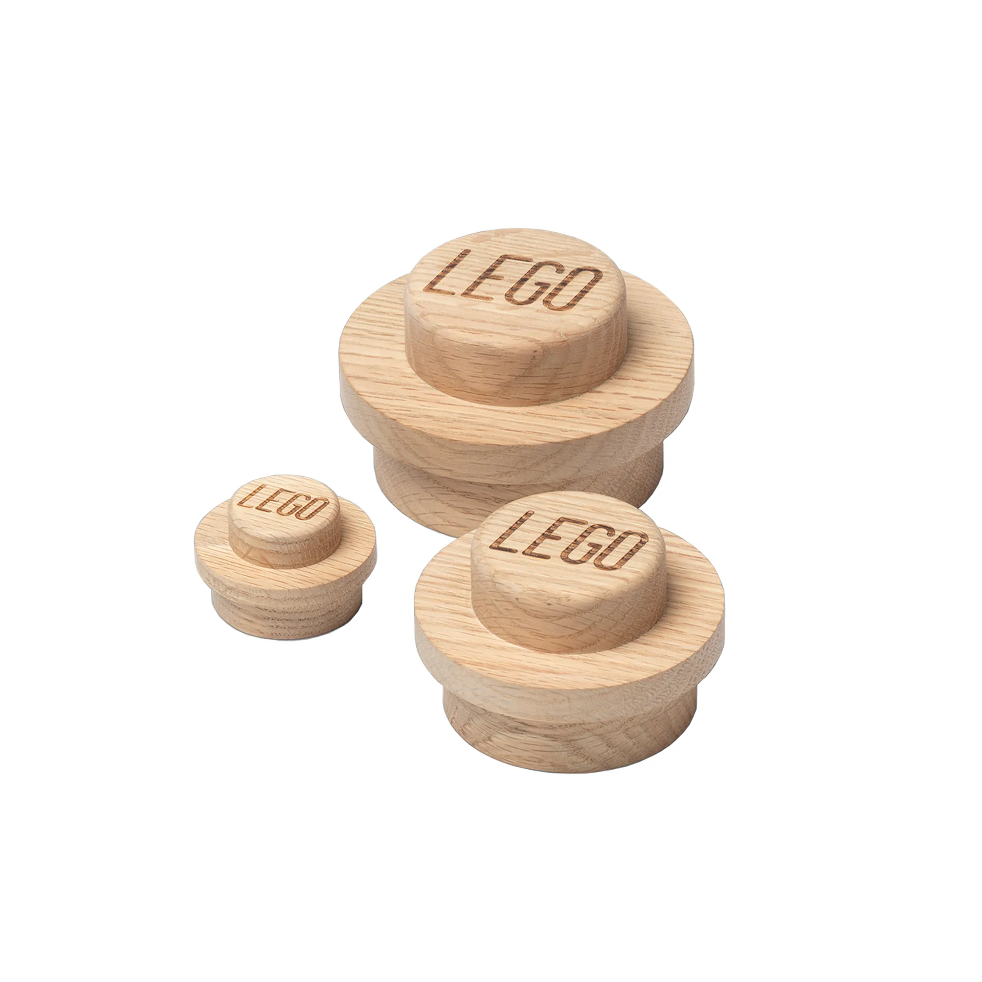 LEGO vägghängare trä set, Såpad ek Lego