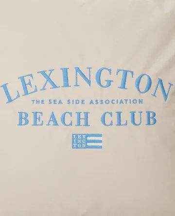 Beach Club Embroidered kuddfodral 50x50 cm - Beige-blå - Lexington
