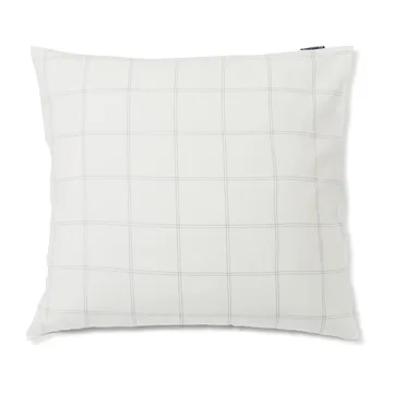 Checked örngott bomull-lyocell 65x65 cm - Off white-dark blue - Lexington
