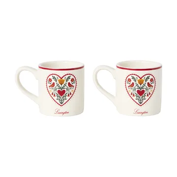Christmas Tree mini mugg - Multi, 5,5x6 cm, 2-pack - Lexington