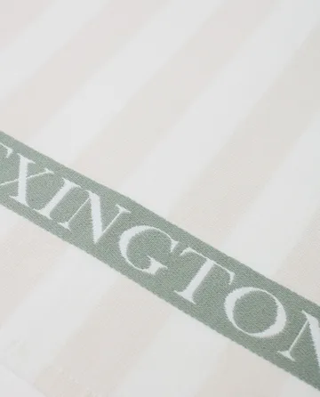 Cotton Terry Logo kökshandduk 50x70 cm - Light beige-white-green - Lexington