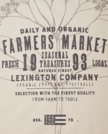 Farmers Market kuddfodral 50x50 cm - Beige - Lexington