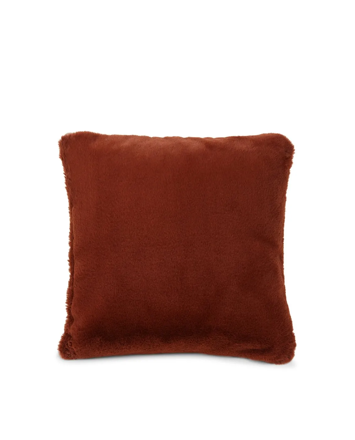 Faux Fur kuddfodral 50x50 cm, Röd Lexington