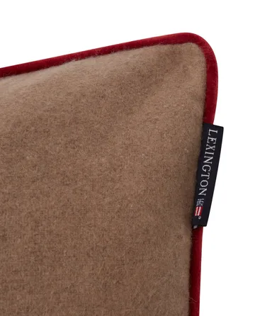 Fresh Snow Ski Lift Wool Mix kuddfodral 50x50 cm - Beige-white-red - Lexington