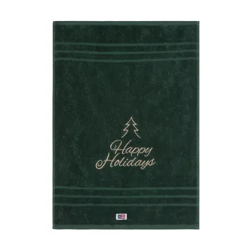 Happy Holidays Juniper ekologisk handduk 50x70 cm - Green-Light Beige - Lexington