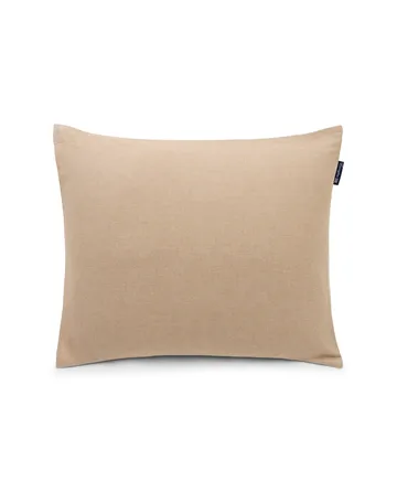 Herringbone Flanell örngott 50x60 cm - Beige-off white - Lexington