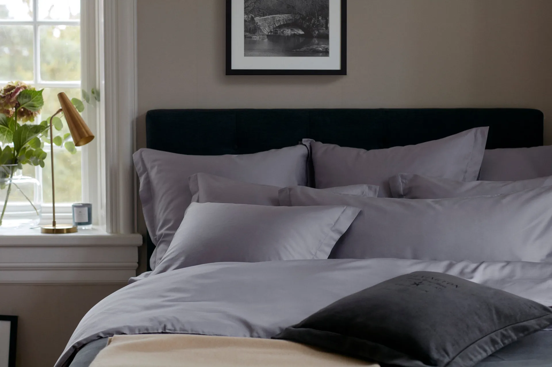 Hotel Cotton Sateen örngott 50x90 cm, Soft purple Lexington