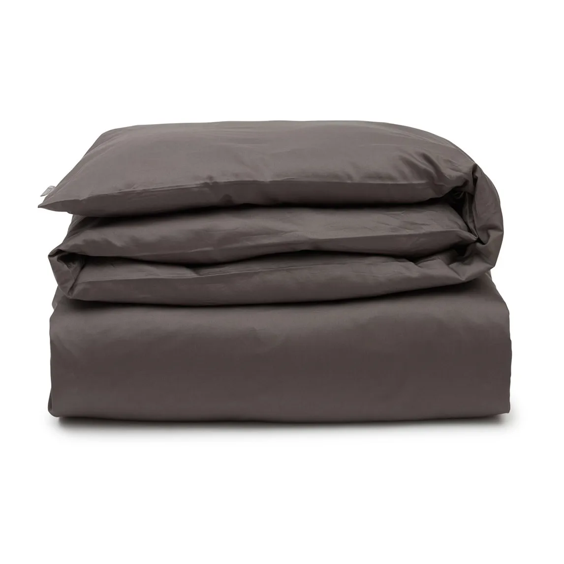 Hotel Cotton Sateen påslakan 150x210 cm, Charcoal grey Lexington