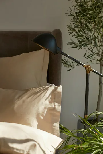 Hotel Cotton Sateen påslakan 220x220 cm - Ljusbeige - Lexington