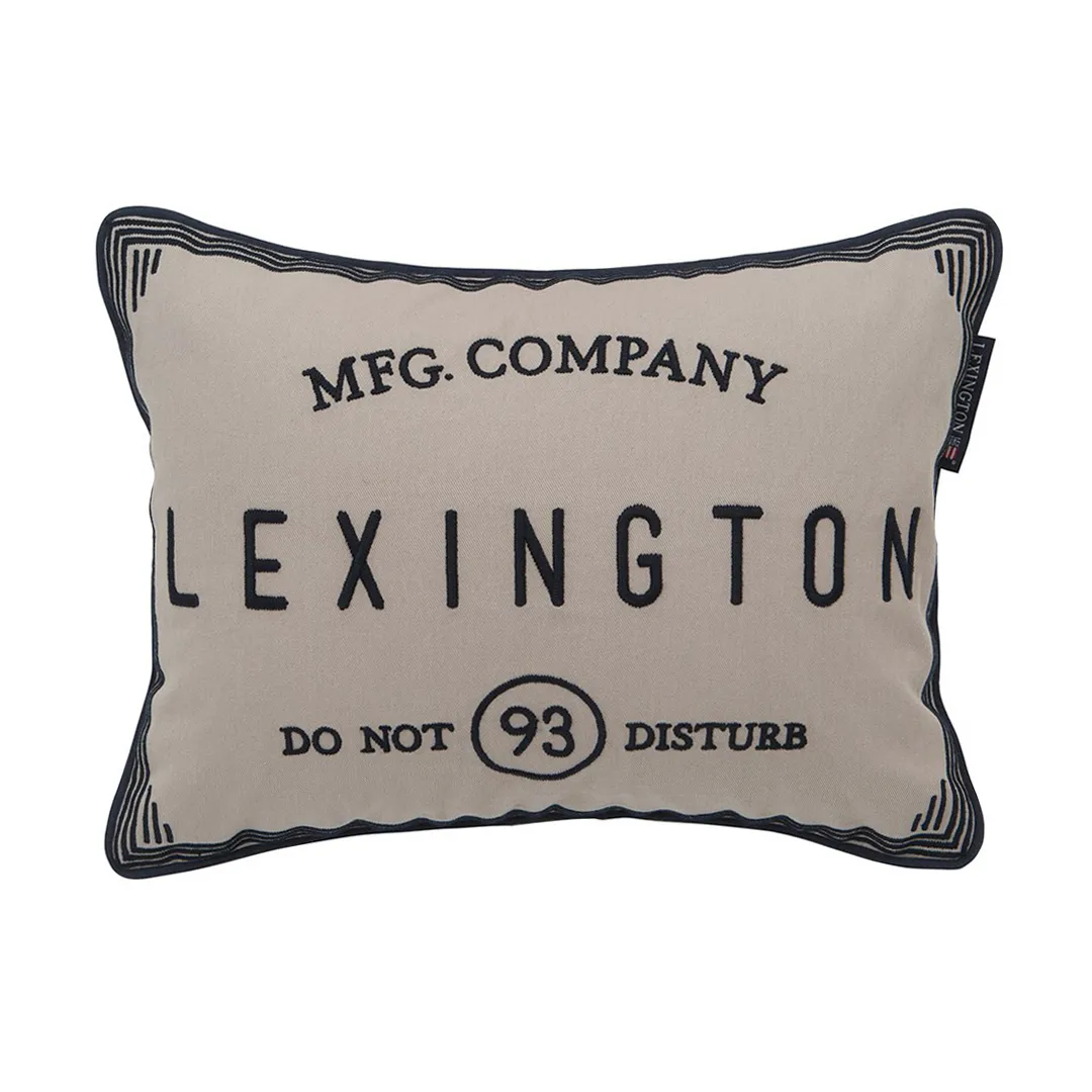 Hotel Do Not Disturb kuddfodral 30x40 cm, Beige Lexington