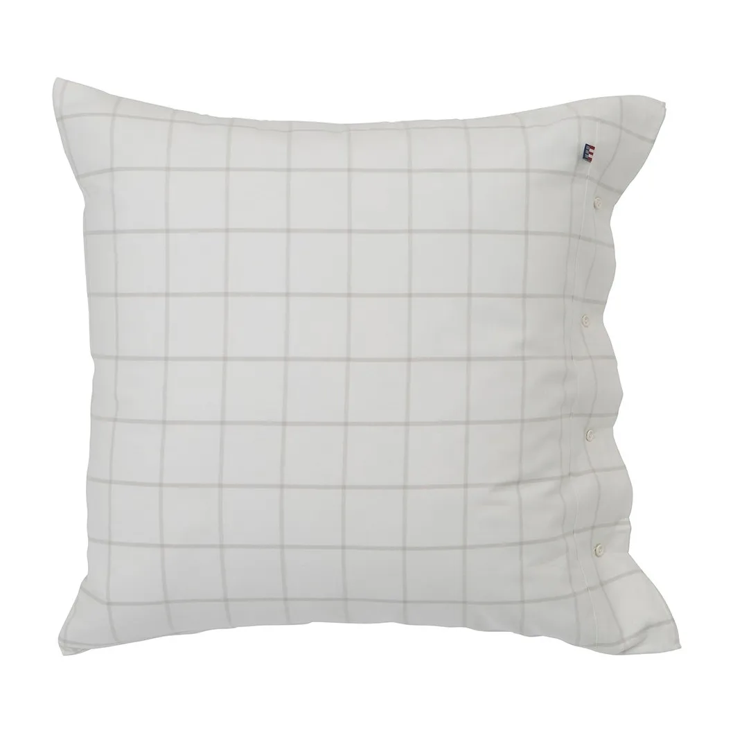 Hotel Light Flannel örngott 65x65 cm, Vit-ljusbeige Lexington