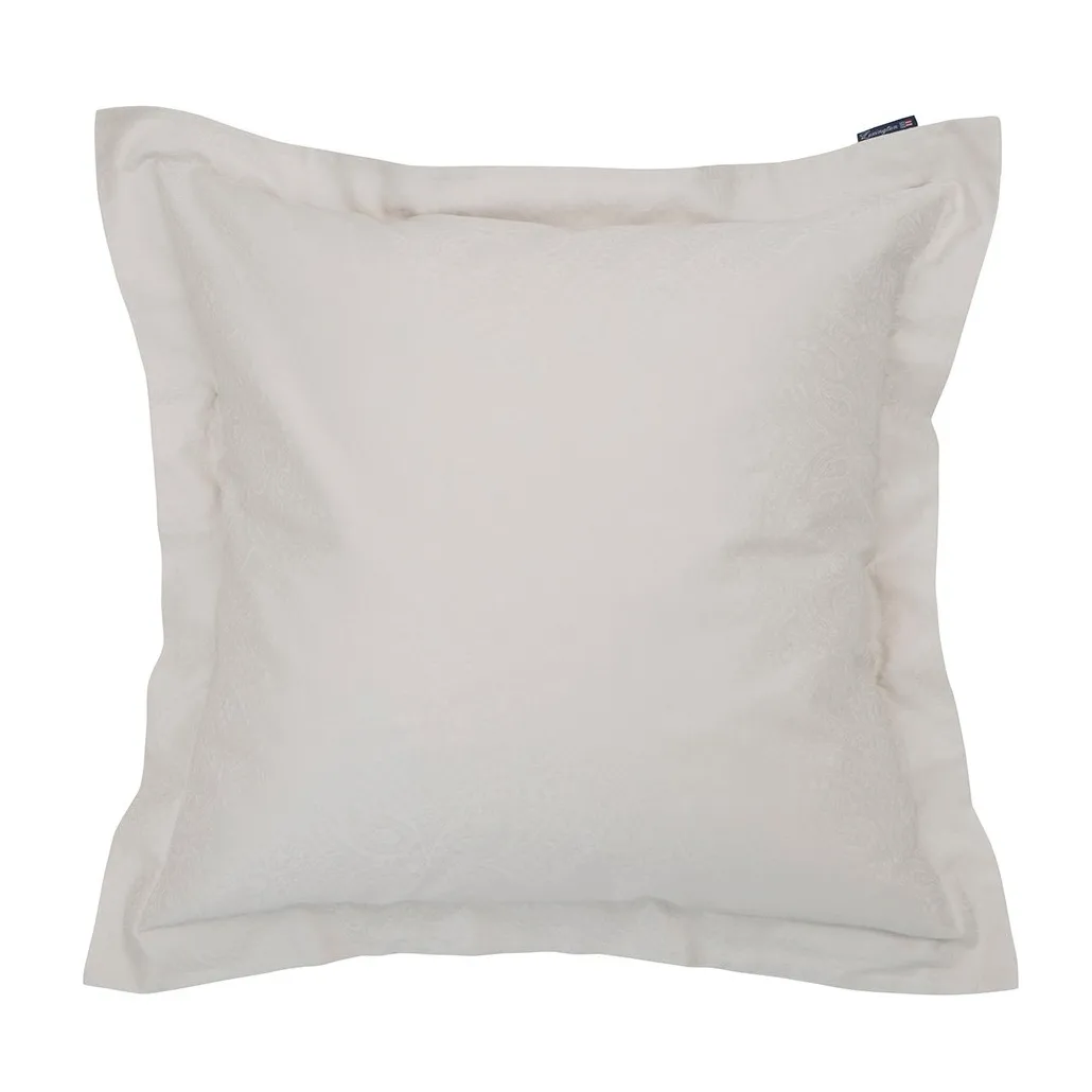 Hotel Sateen Jacquard örngott 65x65 cm, Ljusbeige Lexington