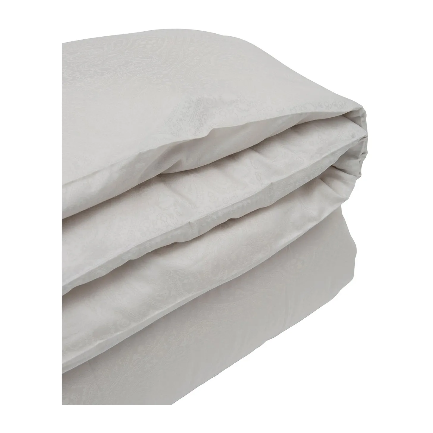Hotel Sateen Jacquard påslakan 220x220 cm, Ljusbeige Lexington