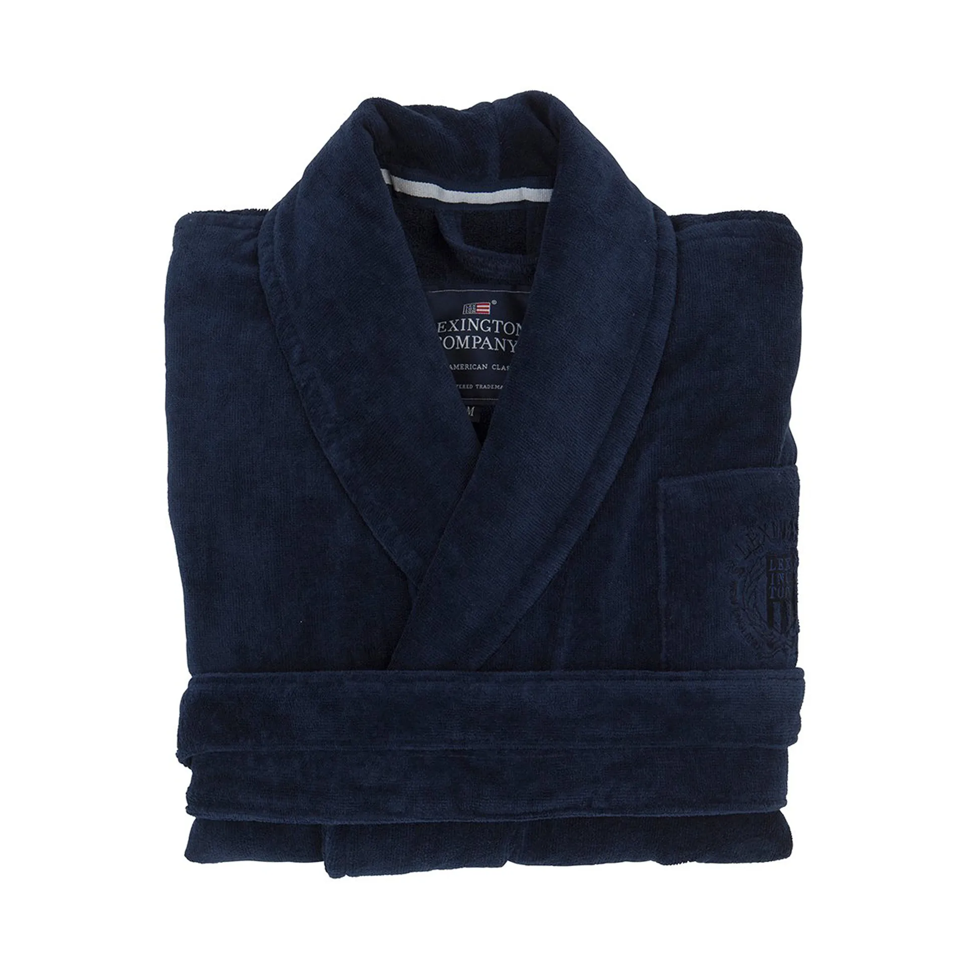 Hotel Velour morgonrock S, Dress Blue Lexington