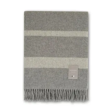 Hotel Wool ullpläd 130x170 cm - Grå-vit - Lexington