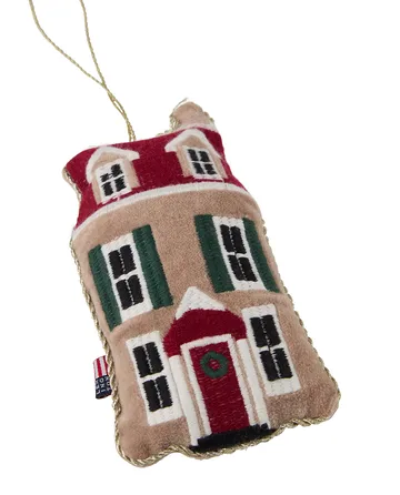 House ekologisk sammetsbomull julhänge - Multi - Lexington